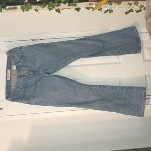 Levi's 525, Boot Cut, Size 14 Long, Medium to Light Denim Jeans